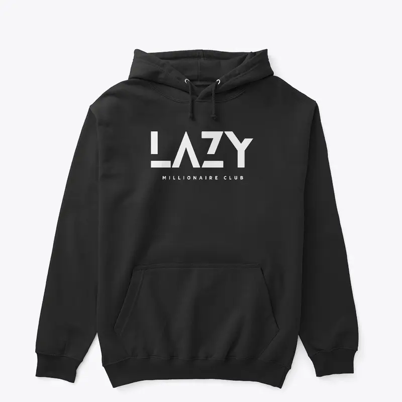 Lazy Millionaire Black Out Logo