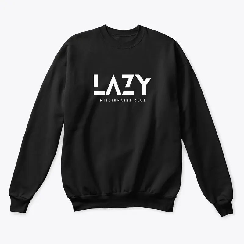 Lazy Millionaire Black Out Logo