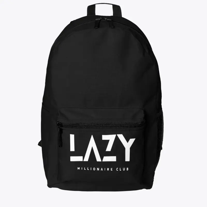 Lazy Millionaire Black Out Logo