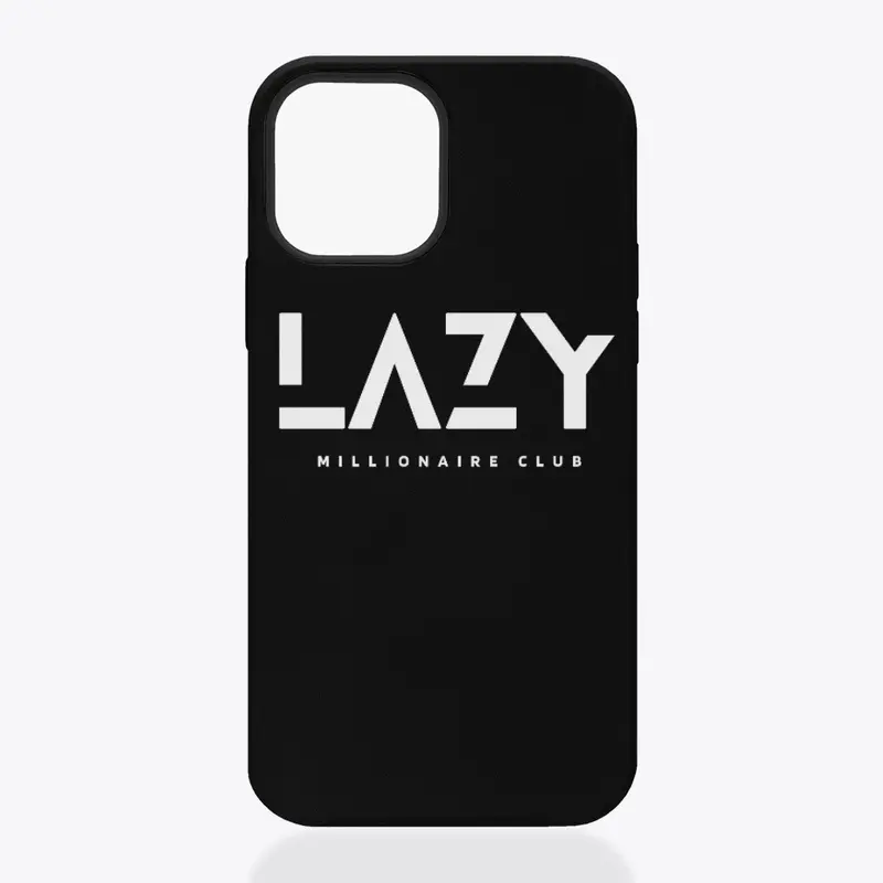 Lazy Millionaire Black Out Logo