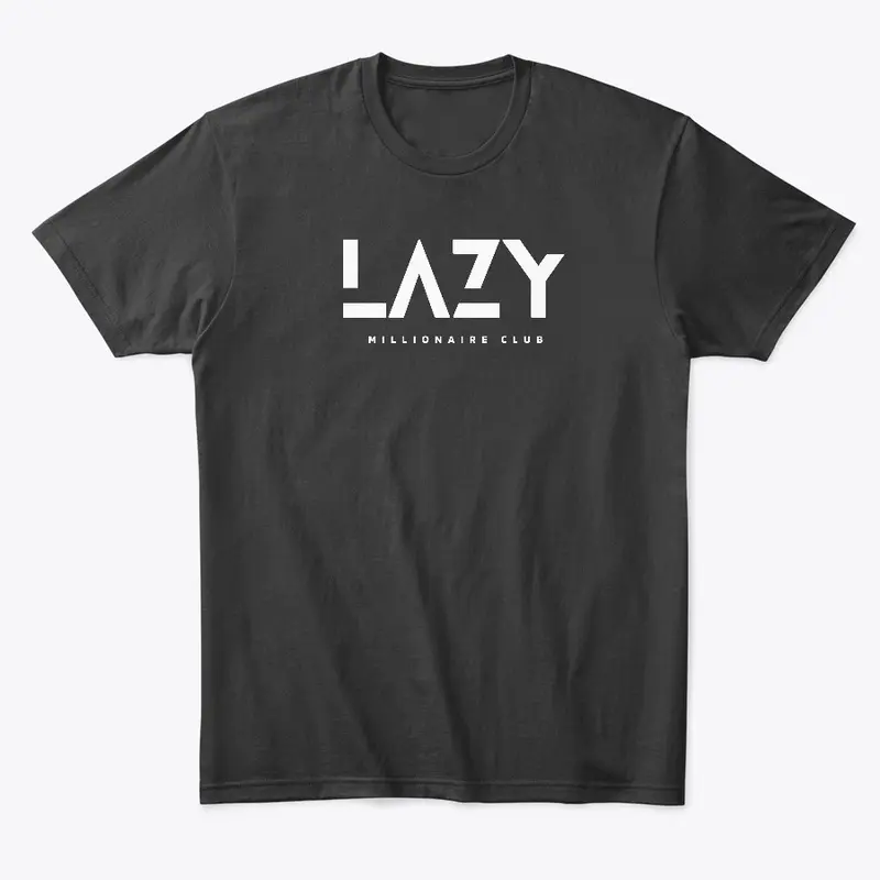 Lazy Millionaire Black Out Logo